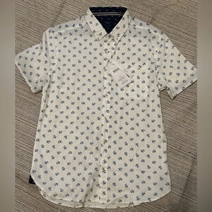 Level ten peached poplin slim fit button down size medium